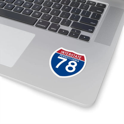 I-78 PA (Pennsylvania) (Road Sign) STICKER Vinyl Kiss-Cut Decal - The Sticker Space