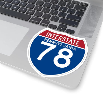 I-78 PA (Pennsylvania) (Road Sign) STICKER Vinyl Kiss-Cut Decal - The Sticker Space