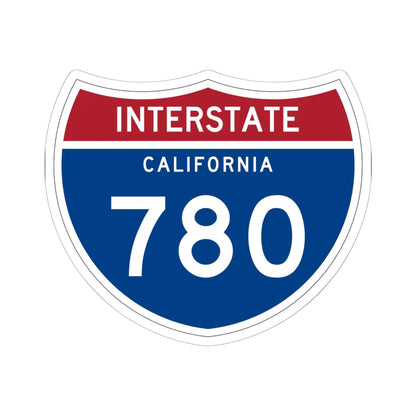I-780 CA (California) (Road Sign) STICKER Vinyl Kiss-Cut Decal 6 Inch White - The Sticker Space