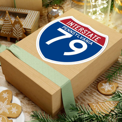 I-79 PA (Pennsylvania) (Road Sign) STICKER Vinyl Kiss-Cut Decal - The Sticker Space