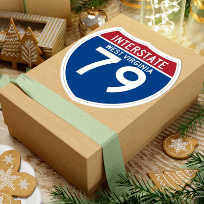 I-79 WV (Virginia) (Road Sign) STICKER Vinyl Kiss-Cut Decal - The Sticker Space