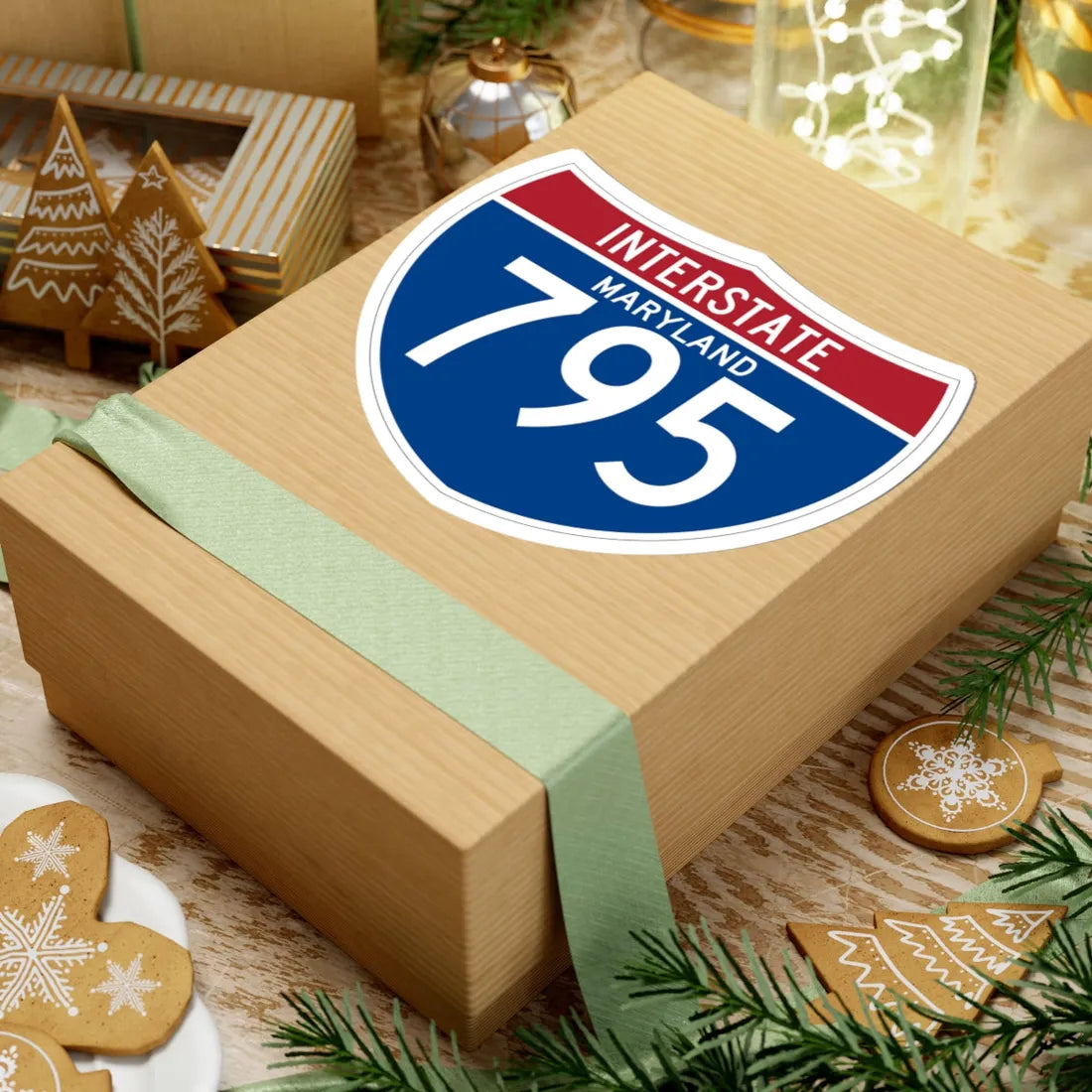 I-795 MD (Maryland) (Road Sign) STICKER Vinyl Kiss-Cut Decal - The Sticker Space