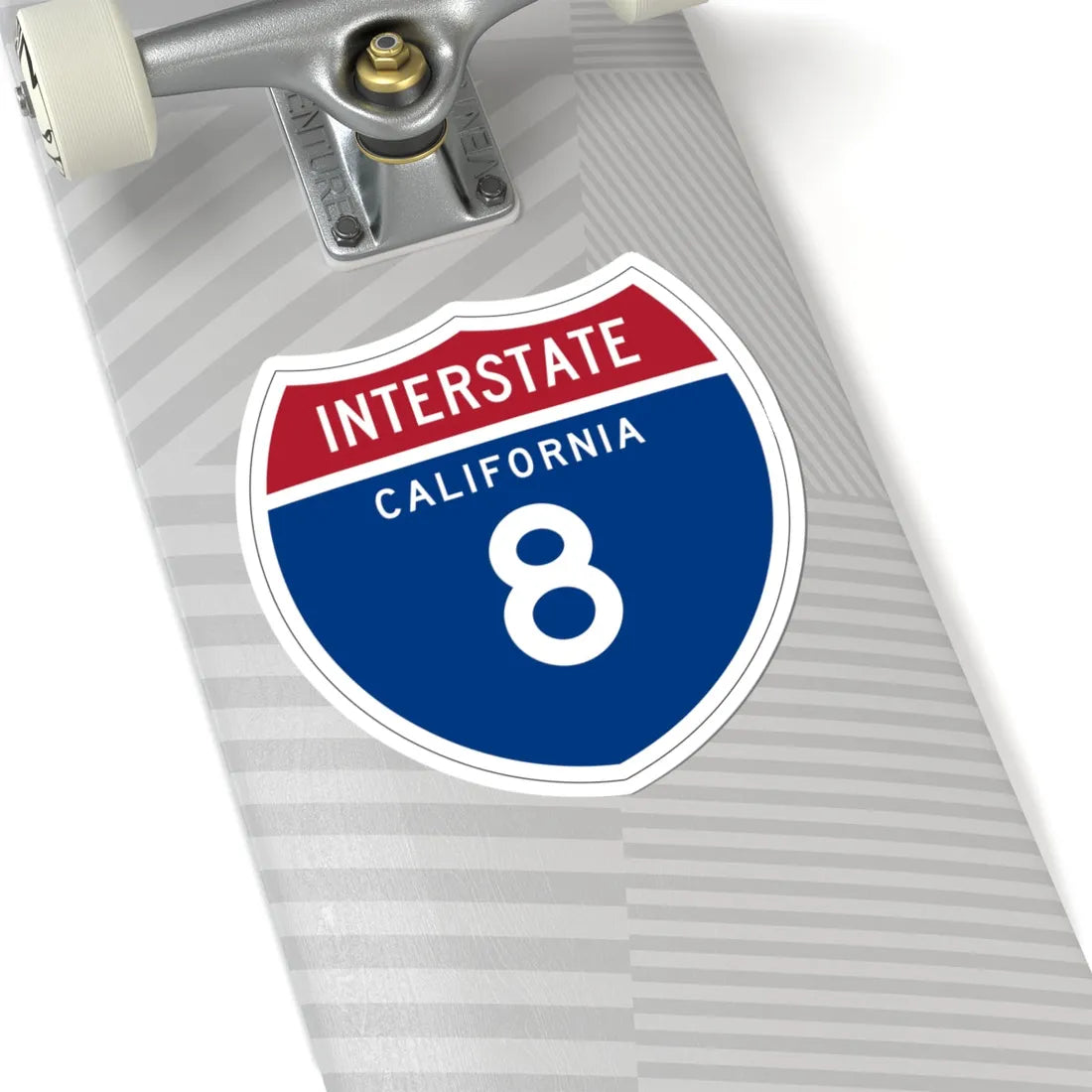 I-8 CA (California) (Road Sign) STICKER Vinyl Kiss-Cut Decal - The Sticker Space
