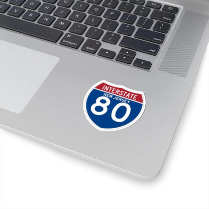 I-80 NJ (New Jersey) (Road Sign) STICKER Vinyl Kiss-Cut Decal - The Sticker Space
