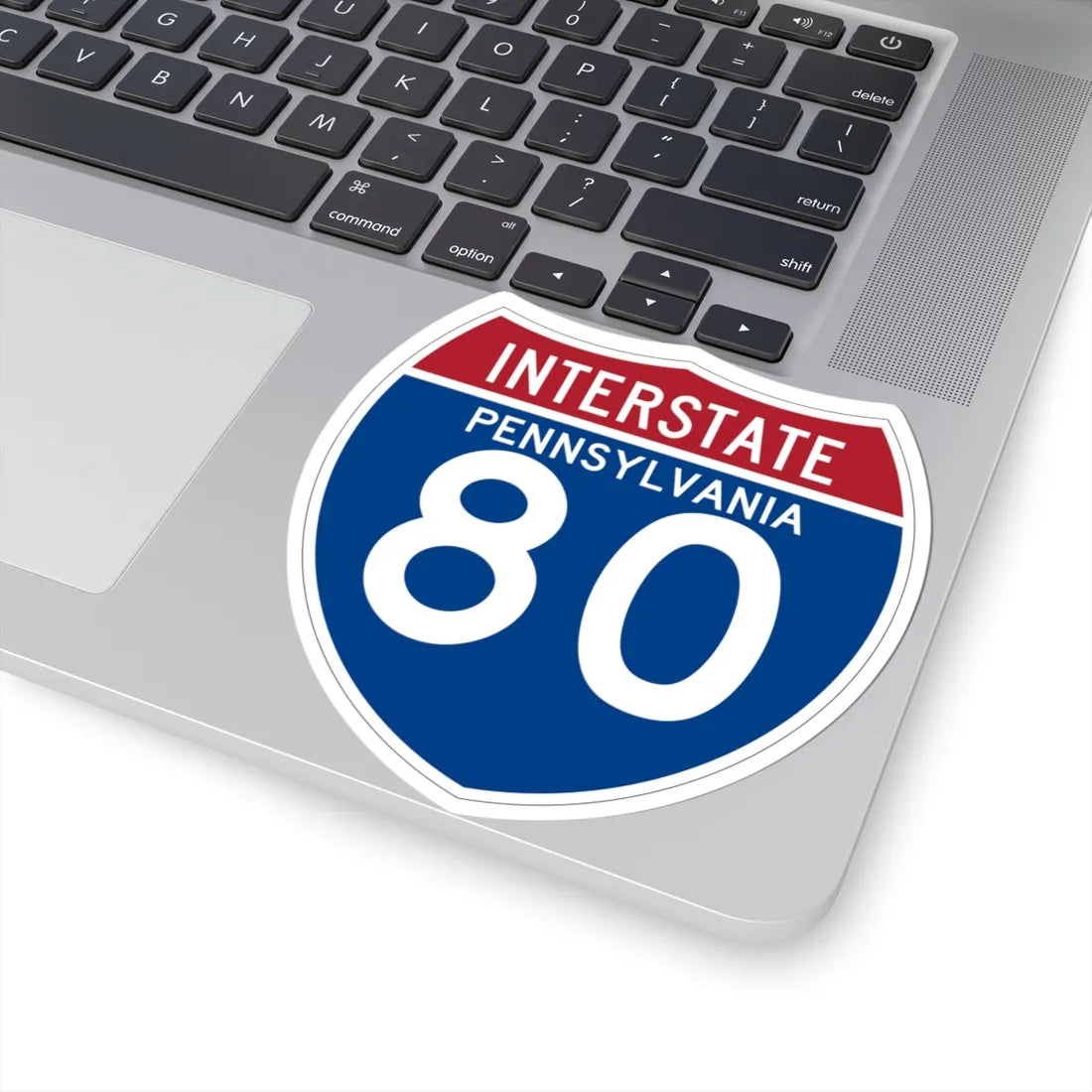 I-80 PA (Pennsylvania) (Road Sign) STICKER Vinyl Kiss-Cut Decal - The Sticker Space