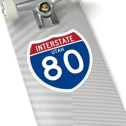 I-80 UT (Utah) (Road Sign) STICKER Vinyl Kiss-Cut Decal - The Sticker Space