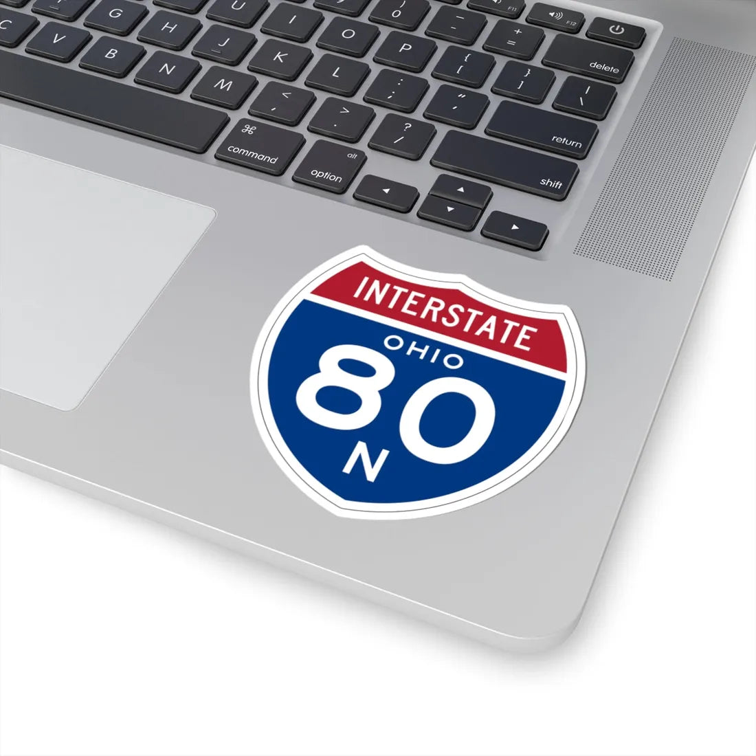 I-80N OH 1957 (Ohio) (Road Sign) STICKER Vinyl Kiss-Cut Decal - The Sticker Space