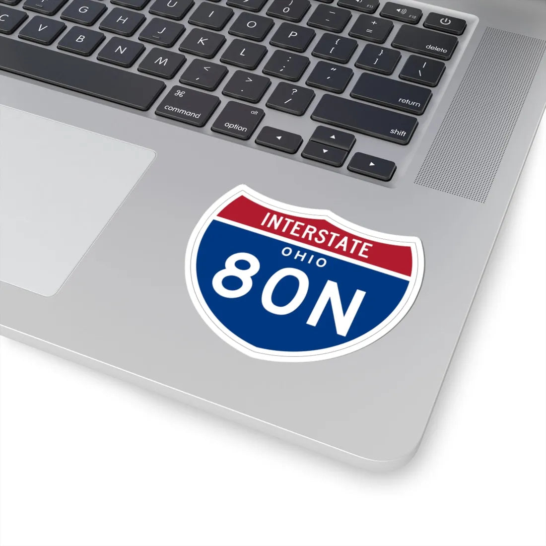 I-80N OH 1961 (Ohio) (Road Sign) STICKER Vinyl Kiss-Cut Decal - The Sticker Space