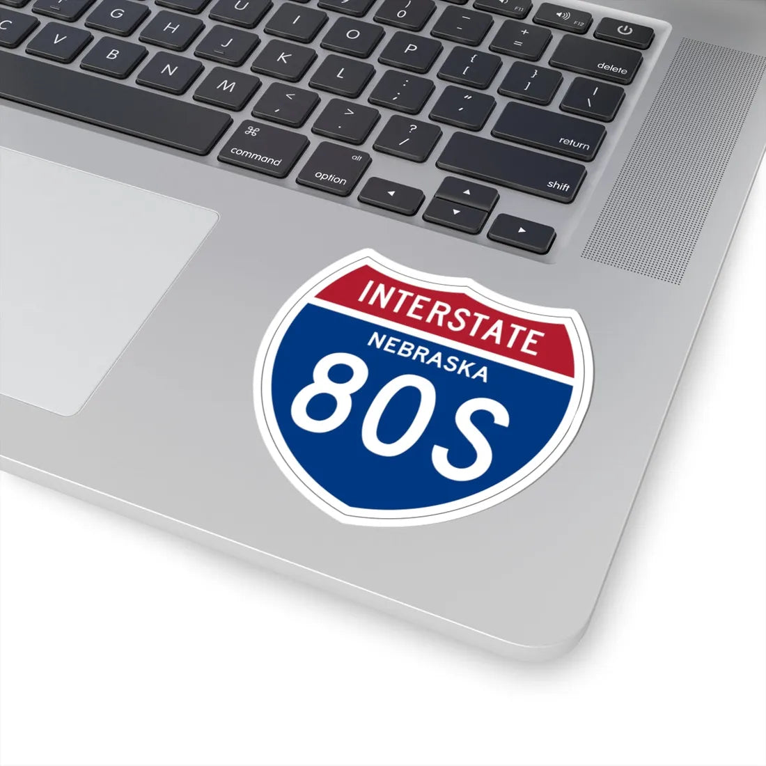 I-80S NE 1957 (Nebraska) (Road Sign) STICKER Vinyl Kiss-Cut Decal - The Sticker Space
