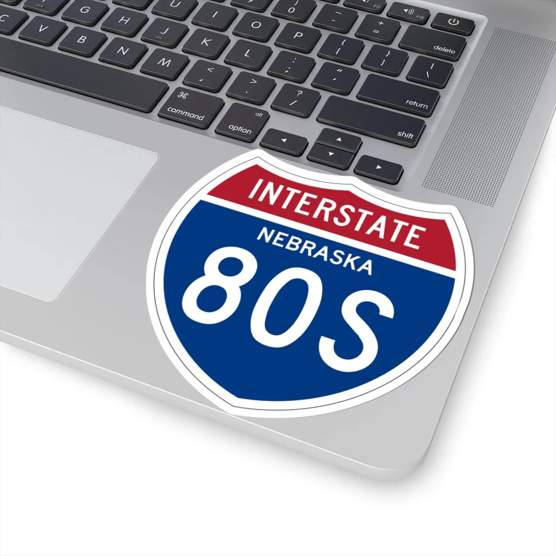 I-80S NE 1957 (Nebraska) (Road Sign) STICKER Vinyl Kiss-Cut Decal - The Sticker Space