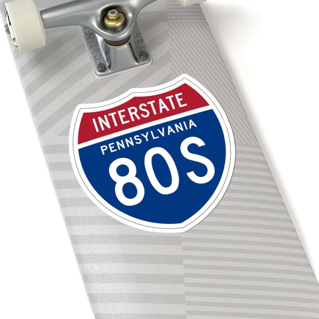 I-80S PA 1957 (Pennsylvania) (Road Sign) STICKER Vinyl Kiss-Cut Decal - The Sticker Space