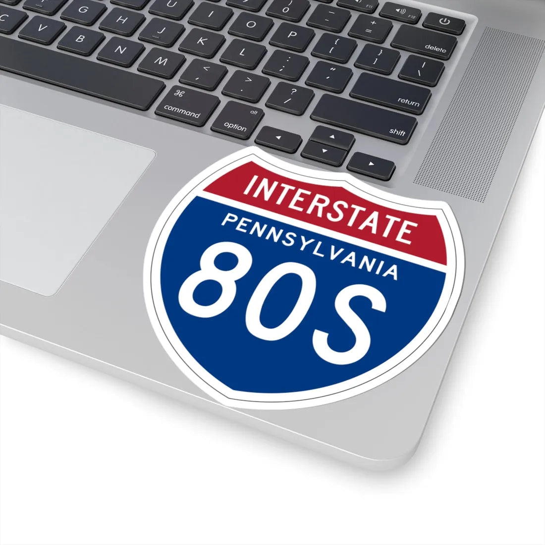 I-80S PA 1957 (Pennsylvania) (Road Sign) STICKER Vinyl Kiss-Cut Decal - The Sticker Space