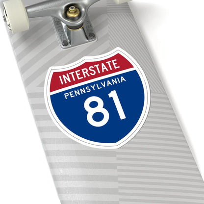 I-81 PA 1957 (Pennsylvania) (Road Sign) STICKER Vinyl Kiss-Cut Decal - The Sticker Space
