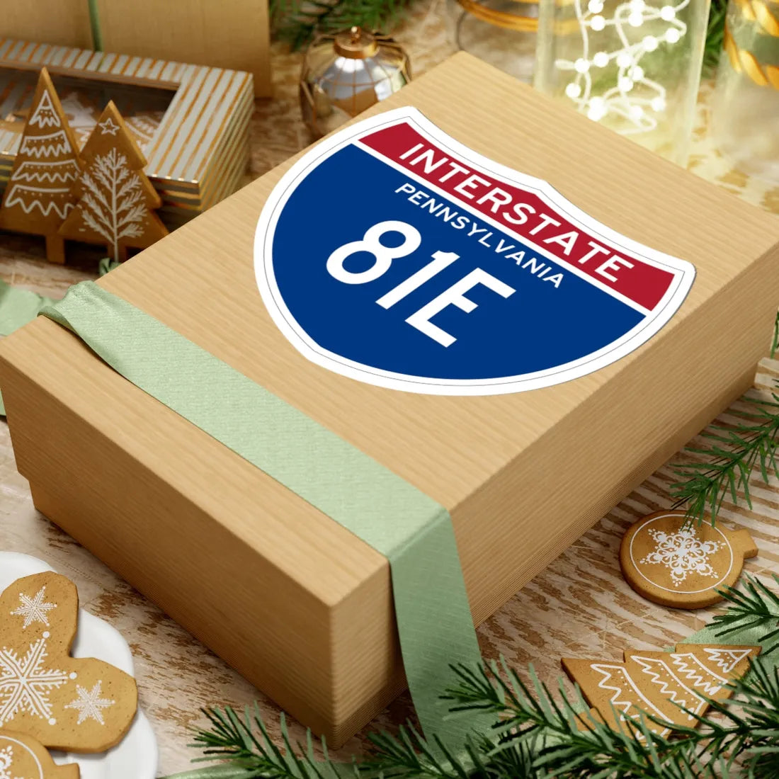 I-81E PA (Pennsylvania) (Road Sign) STICKER Vinyl Kiss-Cut Decal - The Sticker Space