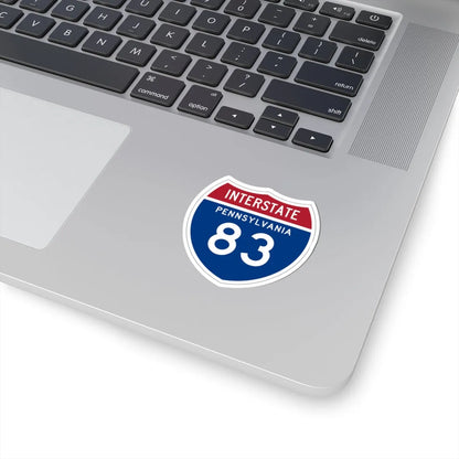 I-83 PA 1957 (Pennsylvania) (Road Sign) STICKER Vinyl Kiss-Cut Decal - The Sticker Space