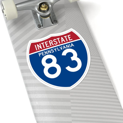 I-83 PA (Pennsylvania) (Road Sign) STICKER Vinyl Kiss-Cut Decal - The Sticker Space