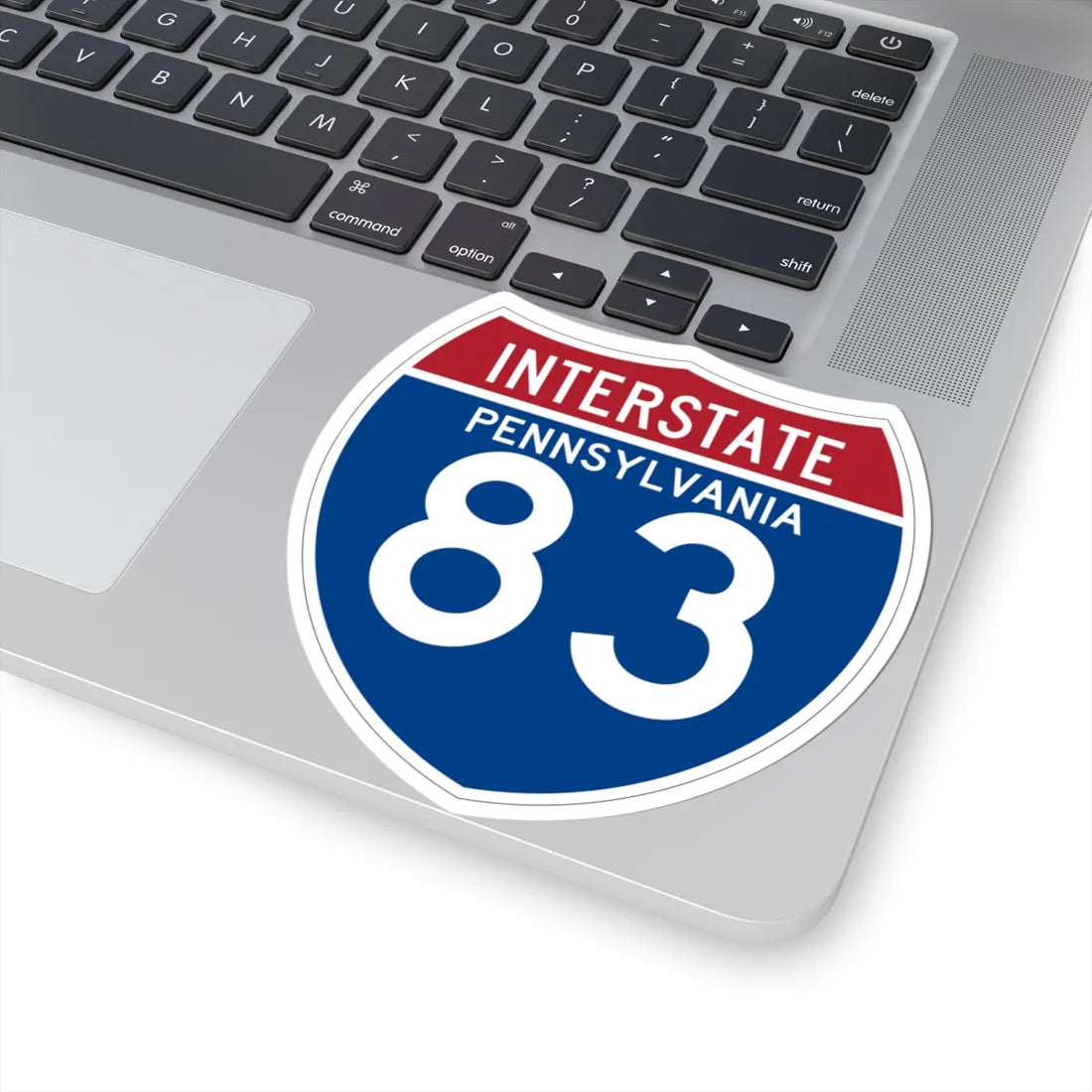 I-83 PA (Pennsylvania) (Road Sign) STICKER Vinyl Kiss-Cut Decal - The Sticker Space