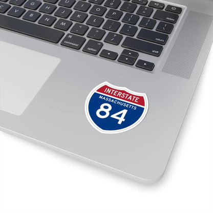 I-84 MA 1957 (Massachusetts) (Road Sign) STICKER Vinyl Kiss-Cut Decal - The Sticker Space