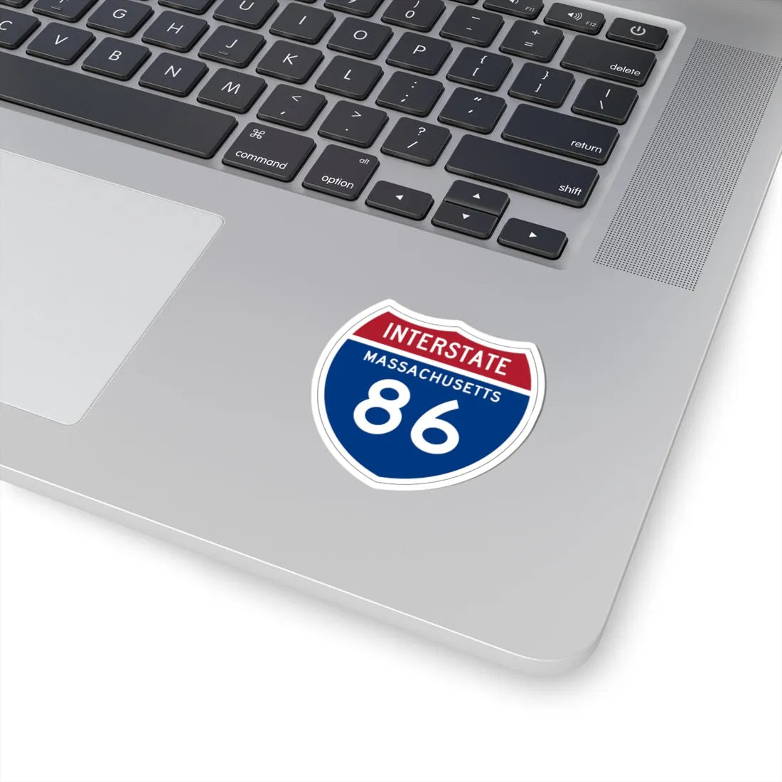 I-86 MA 1957 (Massachusetts) (Road Sign) STICKER Vinyl Kiss-Cut Decal - The Sticker Space