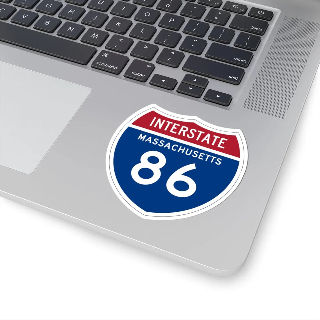 I-86 MA 1957 (Massachusetts) (Road Sign) STICKER Vinyl Kiss-Cut Decal - The Sticker Space