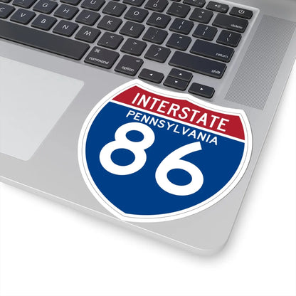 I-86 PA (Pennsylvania) (Road Sign) STICKER Vinyl Kiss-Cut Decal - The Sticker Space