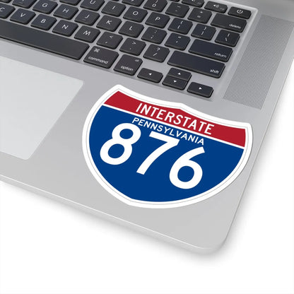 I-876 PA (Pennsylvania) (Road Sign) STICKER Vinyl Kiss-Cut Decal - The Sticker Space