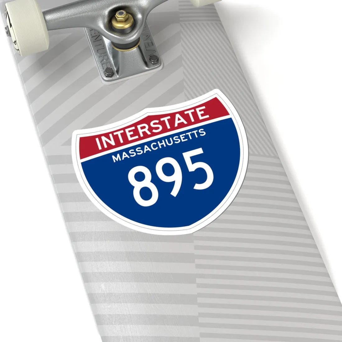 I-895 MA (Massachusetts) (Road Sign) STICKER Vinyl Kiss-Cut Decal - The Sticker Space