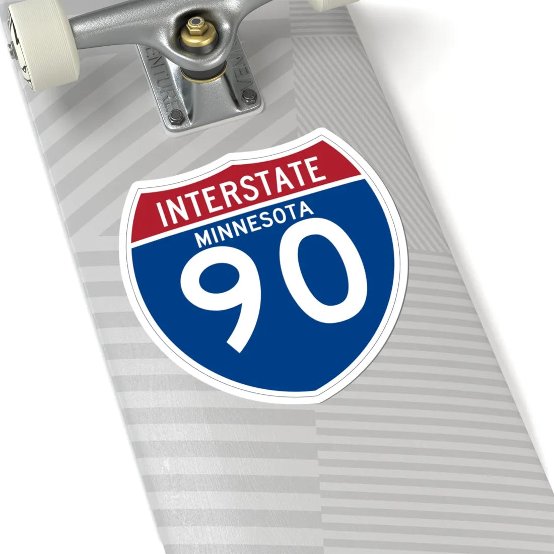 I-90 MN (Minnesota) (Road Sign) STICKER Vinyl Kiss-Cut Decal - The Sticker Space