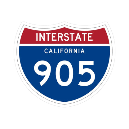 I-905 CA (California) (Road Sign) STICKER Vinyl Kiss-Cut Decal 3 Inch White - The Sticker Space