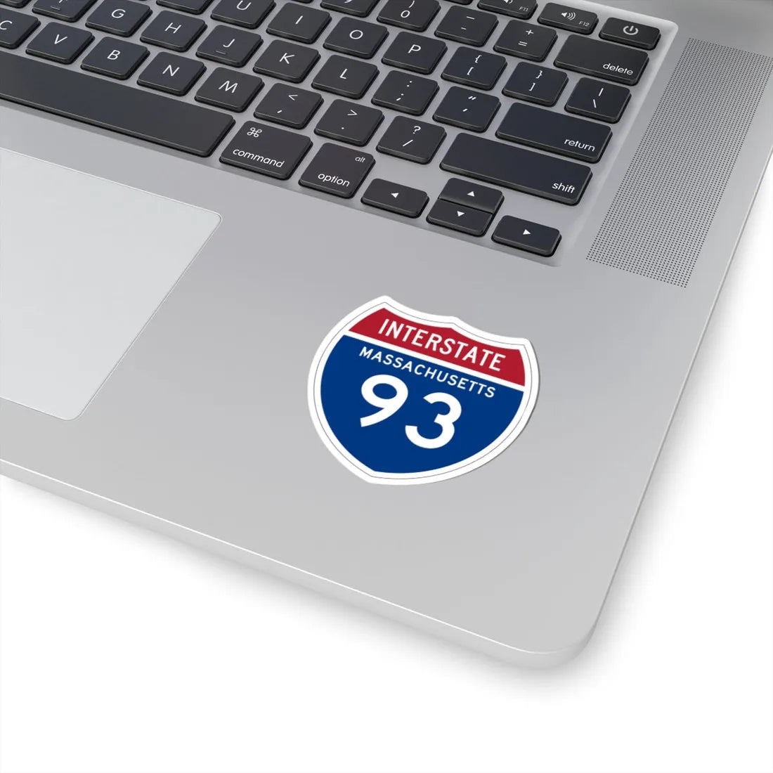 I-93 MA 1957 (Massachusetts) (Road Sign) STICKER Vinyl Kiss-Cut Decal - The Sticker Space