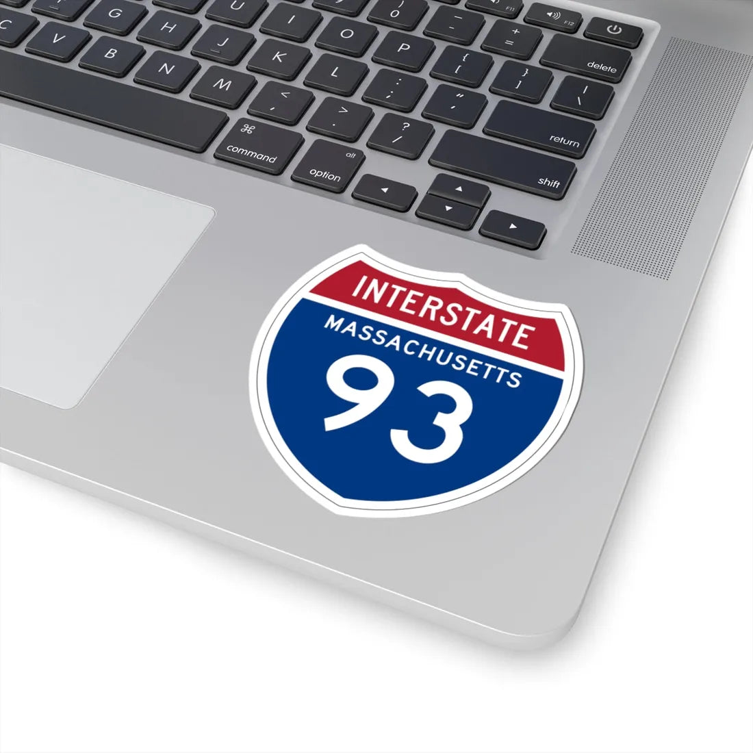 I-93 MA 1957 (Massachusetts) (Road Sign) STICKER Vinyl Kiss-Cut Decal - The Sticker Space