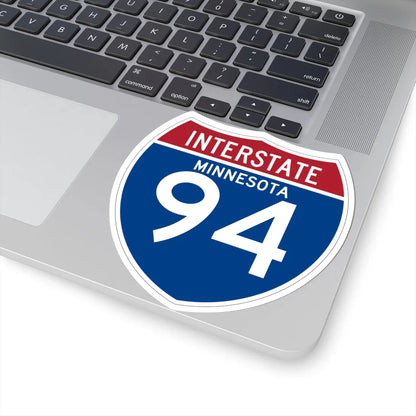I-94 MN (Minnesota) (Road Sign) STICKER Vinyl Kiss-Cut Decal - The Sticker Space