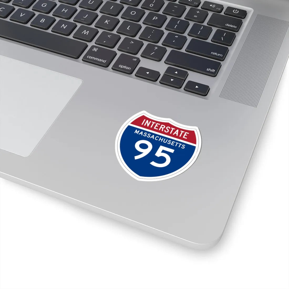 I-95 MA 1957 (Massachusetts) (Road Sign) STICKER Vinyl Kiss-Cut Decal - The Sticker Space