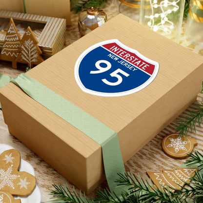 I-95 NJ Metric (New Jersey) (Road Sign) STICKER Vinyl Kiss-Cut Decal - The Sticker Space