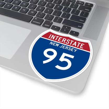 I-95 NJ Metric (New Jersey) (Road Sign) STICKER Vinyl Kiss-Cut Decal - The Sticker Space
