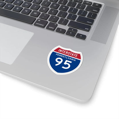 I-95 PA 1957 (Pennsylvania) (Road Sign) STICKER Vinyl Kiss-Cut Decal - The Sticker Space