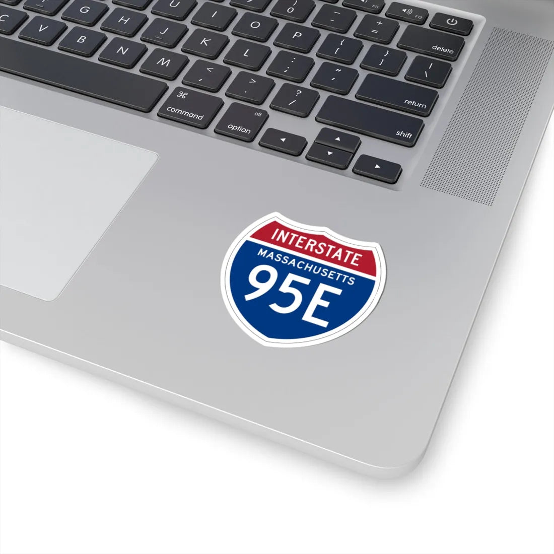 I-95E MA 1957 (Massachusetts) (Road Sign) STICKER Vinyl Kiss-Cut Decal - The Sticker Space