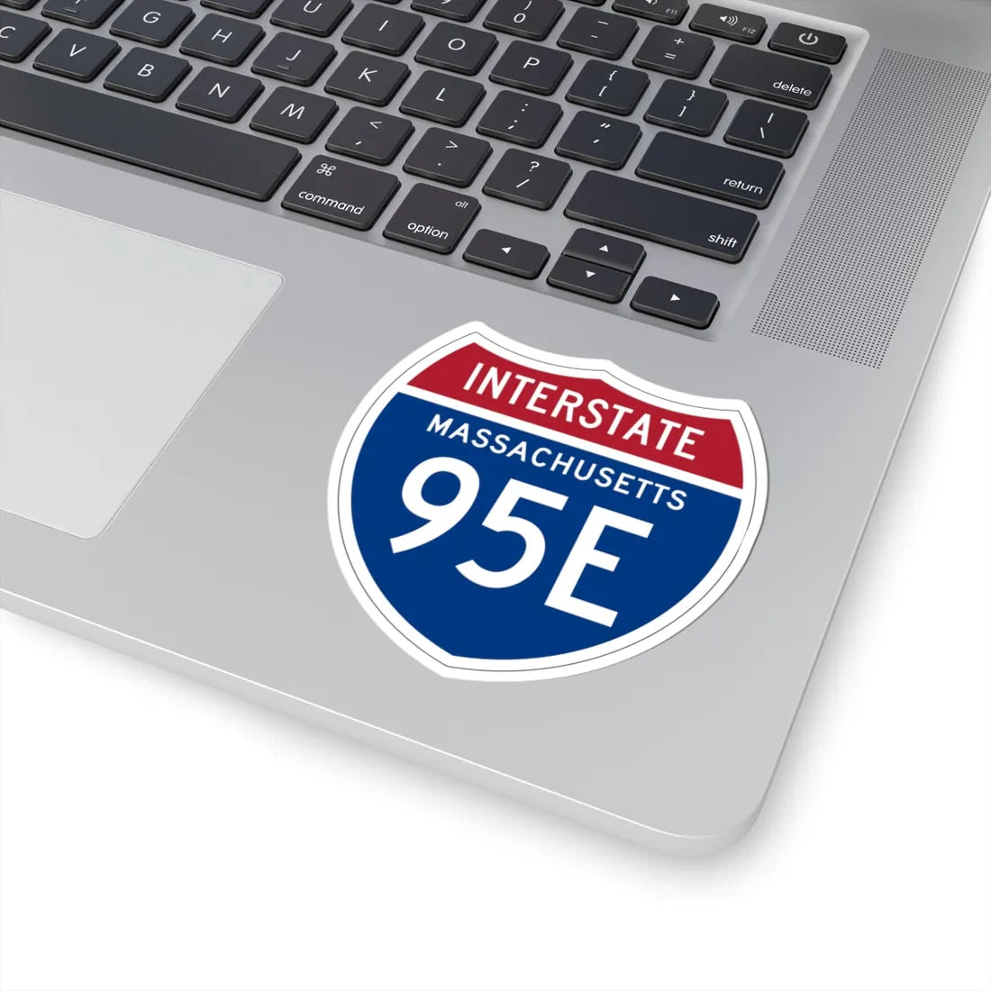I-95E MA 1957 (Massachusetts) (Road Sign) STICKER Vinyl Kiss-Cut Decal - The Sticker Space