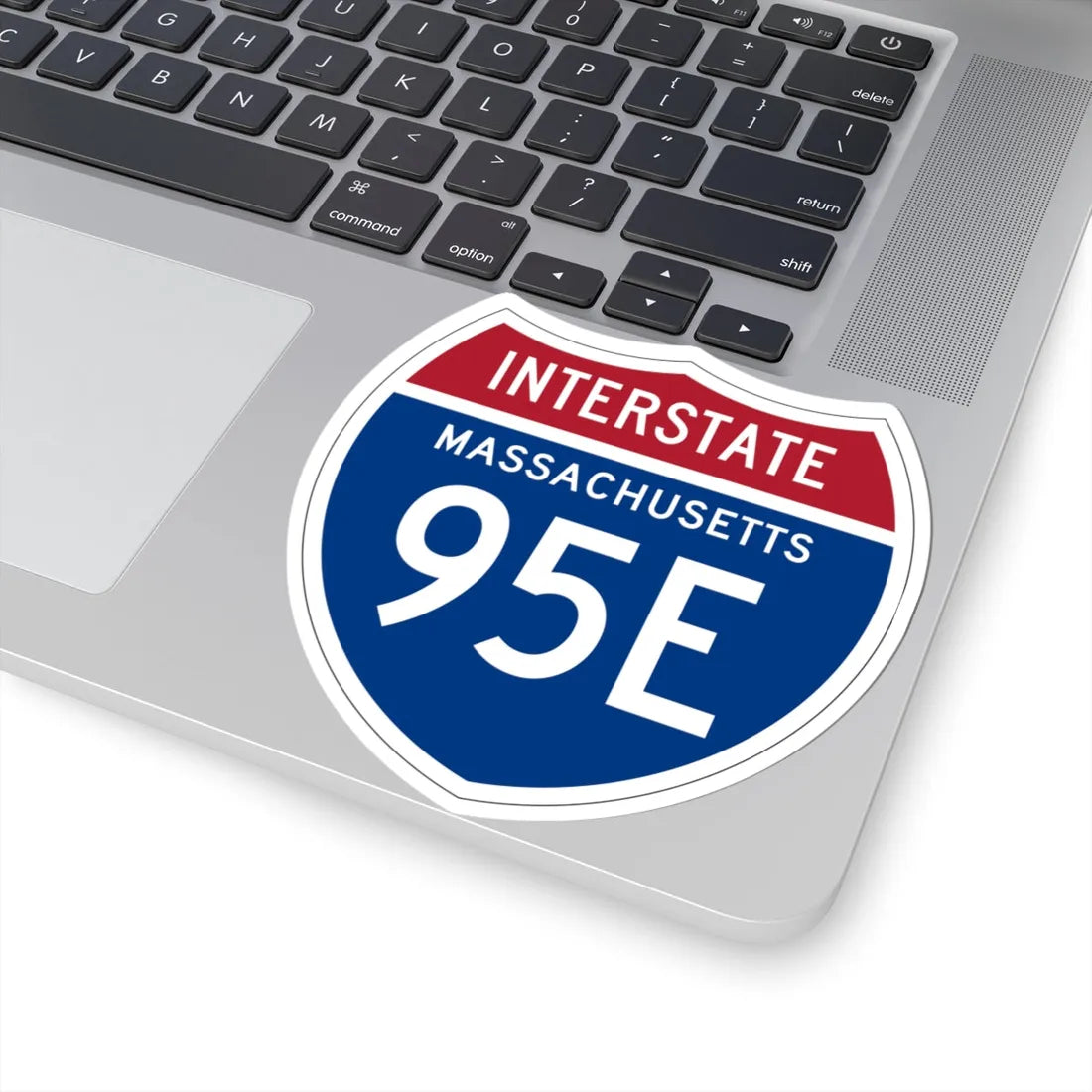 I-95E MA 1957 (Massachusetts) (Road Sign) STICKER Vinyl Kiss-Cut Decal - The Sticker Space