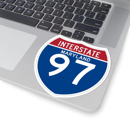 I-97 MD (Maryland) (Road Sign) STICKER Vinyl Kiss-Cut Decal - The Sticker Space