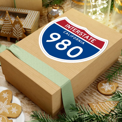 I-980 CA (California) (Road Sign) STICKER Vinyl Kiss-Cut Decal - The Sticker Space