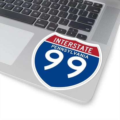 I-99 PA (Pennsylvania) (Road Sign) STICKER Vinyl Kiss-Cut Decal - The Sticker Space