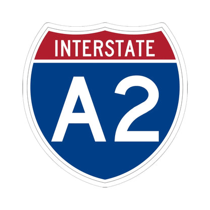 I-A2 (Alaska) (Road Sign) STICKER Vinyl Kiss-Cut Decal 6 Inch White - The Sticker Space