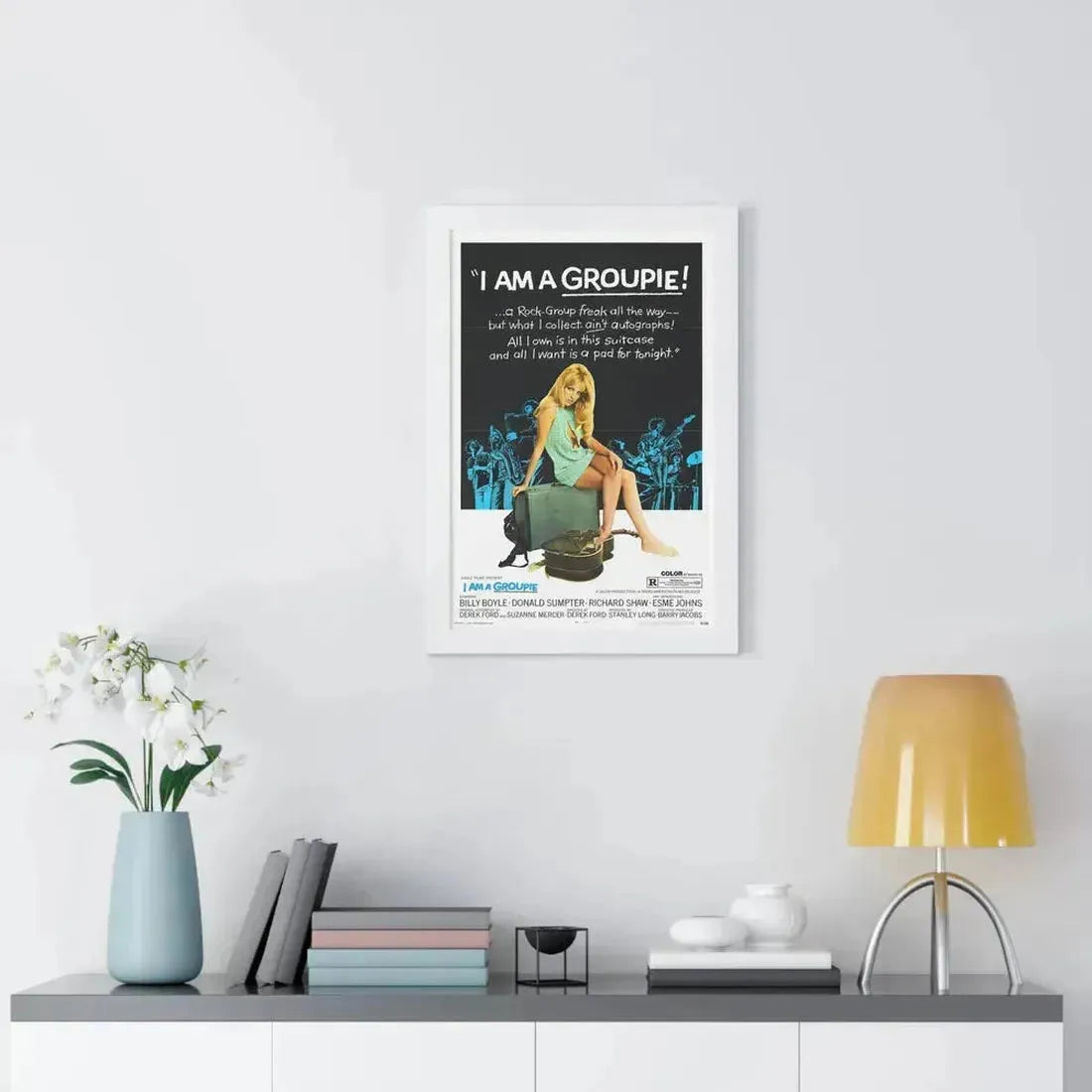I AM A GROUPIE! 1970 - Framed Movie Poster - The Sticker Space