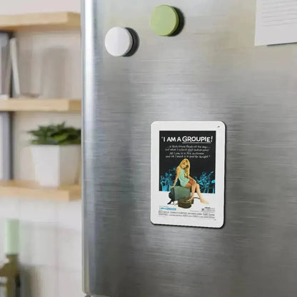 I AM A GROUPIE! 1970 Movie Poster - Refrigerator Magnet - The Sticker Space