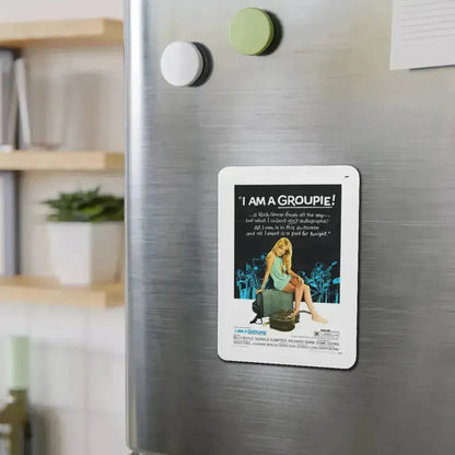 I AM A GROUPIE! 1970 Movie Poster - Refrigerator Magnet - The Sticker Space