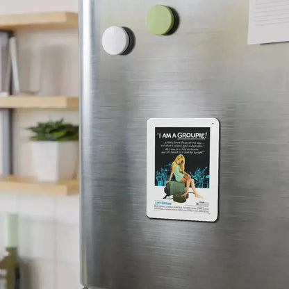 I AM A GROUPIE! 1970 Movie Poster - Refrigerator Magnet - The Sticker Space