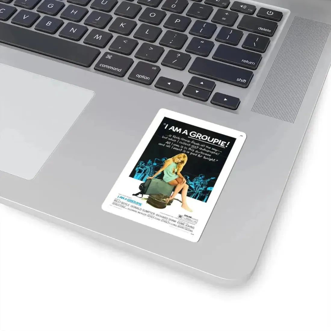 I AM A GROUPIE! 1970 Movie Poster - STICKER Vinyl Kiss-Cut Decal - The Sticker Space