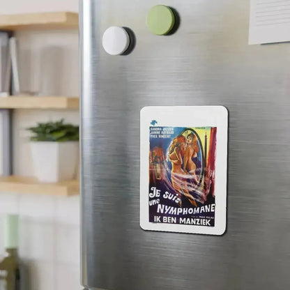 I AM A NYMPHOMANIAC 1971 Movie Poster - Refrigerator Magnet - The Sticker Space