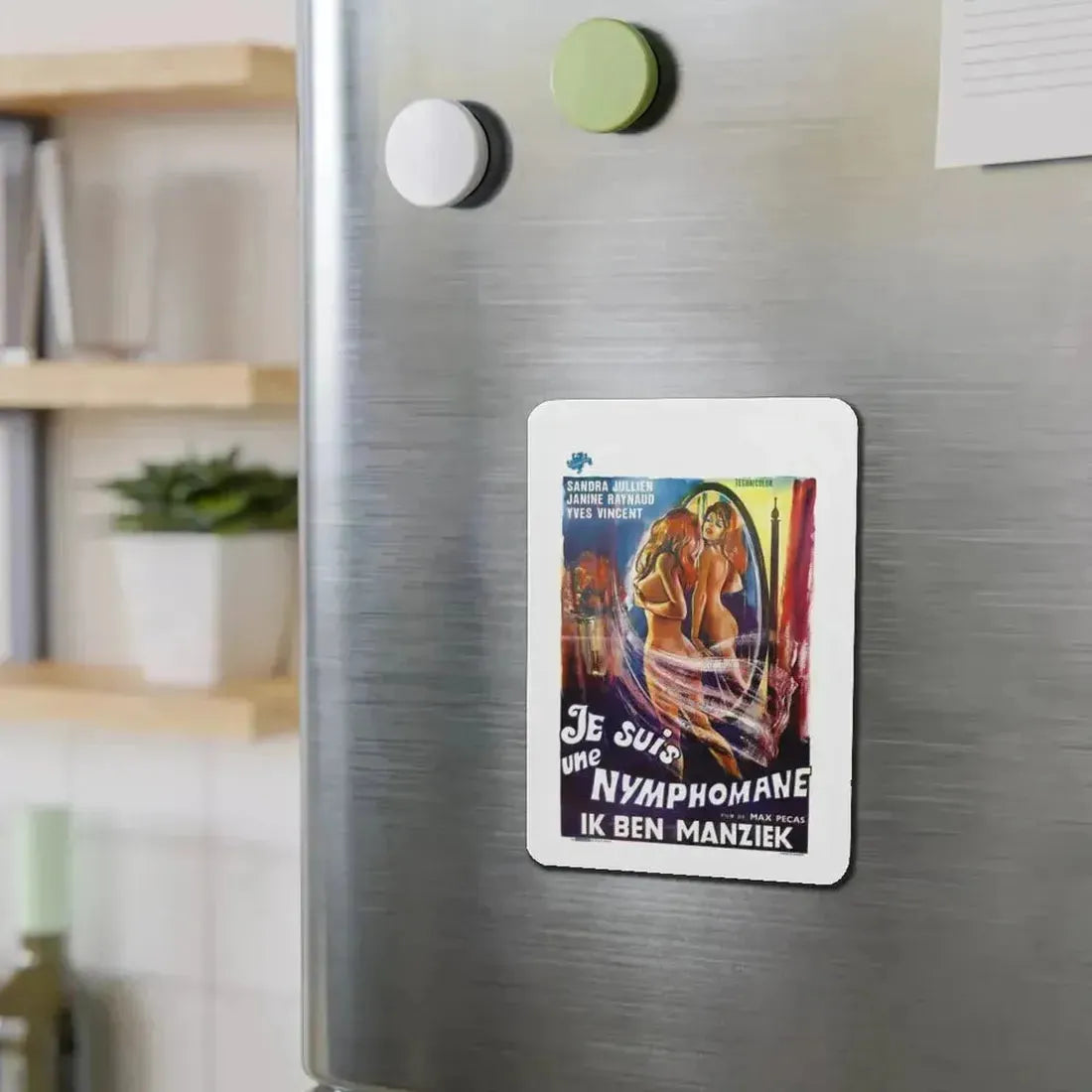 I AM A NYMPHOMANIAC 1971 Movie Poster - Refrigerator Magnet - The Sticker Space